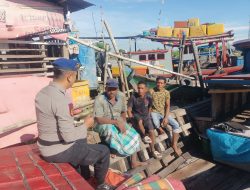 Himbau Jaga Diri Saat Berlayar, Satpolair Sambangi Nelayan
