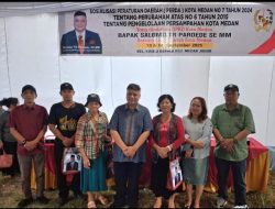Salomo TR Pardede Ajak Warga Kwala Bekala Wajib Retribusi Sampah