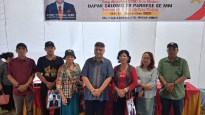 Salomo TR Pardede Ajak Warga Kwala Bekala Wajib Retribusi Sampah