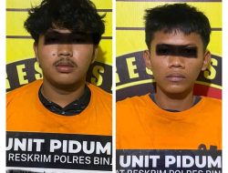 Tim Cobra Polres Binjai Ringkus Duo Bandit Curas Motor Bersenjata Parang