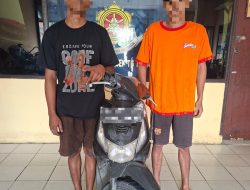 Polsek Tanjung Morawa Amankan 2 Pelaku Pencurian Sepeda Motor
