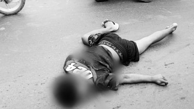 Pemotor Tewas Dilindas Truk di Jalinsum Tanggal Kota Padangsidimpuan