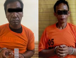 Polres Binjai Grebek Dan Musnahkan Barak Narkoba di Sei Bingai, 2 Pria Diamankan