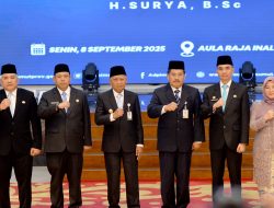 Wagub Surya Lantik Pejabat Pimpinan Tinggi Pratama dan Administrator