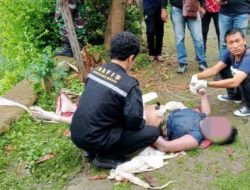 Pria Berbadan Tegap Ditemukan Tewas di Anak Sungai Jalan Karya