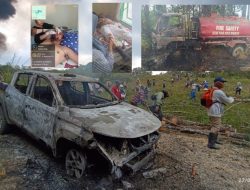 Massa Anarkis di Simalungun Lukai 6 Pekerja dan Bakar Kendaraan Operasional TPL
