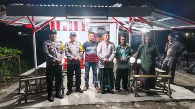 Polres Tanjungbalai Gencar Himbau Masyarakat Aktifkan Poskamling