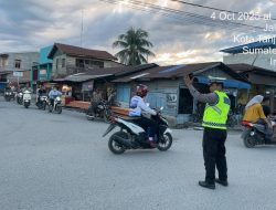 Cegah Kemacetan, Sat Lantas Patroli Sore