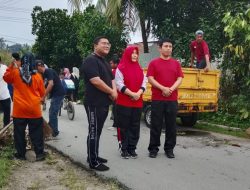 Dinas Kominfostan Galakkan Jumat Bersih Bersama Kecamatan Tanjungmorawa