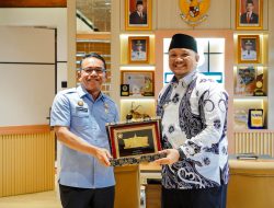 Zakiyuddin Harahap Terima Kunker Wakil Walikota Bengkulu Ronny Pebriyanto Lumban Tobing