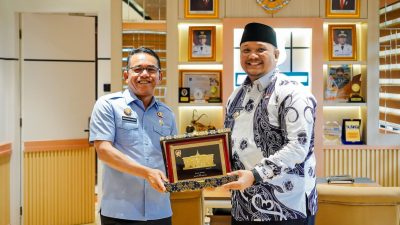Zakiyuddin Harahap Terima Kunker Wakil Walikota Bengkulu Ronny Pebriyanto Lumban Tobing