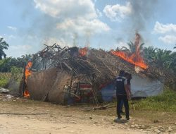 Polres Binjai Gerebek dan Musnahkan Barak Narkoba di Jalan Samanhudi