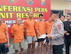 Komplotan Begal Ditangkap Polisi, Ngaku Butuh Uang Buat Dugem