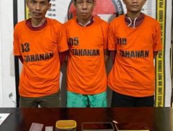 Dikibusi, Tiga Tukang Pemakai Sabu Ditangkap Polres Simalungung