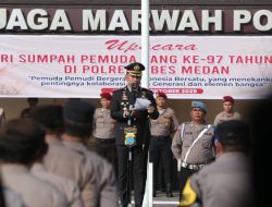Polrestabes Medan Peringati Hari Sumpah Pemuda ke-97 Dengan Semangat Kebangsaan Menuju Indonesia Emas