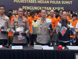 Komplotan “Rayap” Besi Proyek Stadion Teladan Medan Dibekuk Polisi
