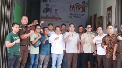 Baru Menjabat, Plt Kajari Madina Yos Arnold Tarigan Silaturahmi ke Kantor PWI