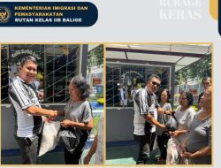 Peringati Hari Bakti Kemenimipas ke-1, Rutan Kelas I Balige Gelar Bakti Sosial
