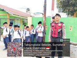 Cegah Knalpot Brong dan Bullying, Personil Polres Tanjungbalai Sambangi Pelajar