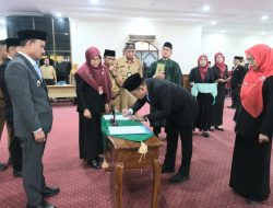 Wali Kota Tanjungbalai Lantik 12 Pejabat Administrator, Pengawas dan Fungsional