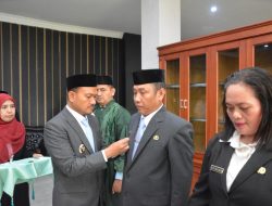 Wali Kota Lantik Kabag Kesra dan Kabag Orta Pemko Tanjungbalai