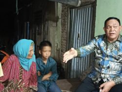 Anggota DPRD Deliserdang Dahnil Ginting Bantu Uang Sewa Kontrakan 2 Anak Di Lubukpakam