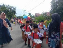 Peringati Hari Pahlawan, TK Ikhsan dan SD IT Akhsanul Kharim Gelar Pentas Seni dan Arak-Arakan Desa