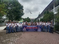 Satlantas Polres Tanjungbalai Sosialisasi Operasi Zebra Toba 2025 Kepada Pelajar