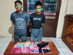 Dua Pria Bandar Sabu Diciduk Polsek Lingga Bayu