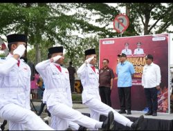 Perdana, Paskibra Dari 22 Kecamatan se-Deliserdang Meriahkan Hari Bela Negara