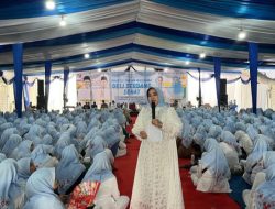 Pengajian Majelis Taklim Muslimah Deli Serdang Sehat Dihadiri Ribuan Jamaah di Deli Tua ‎