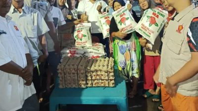 Mapel Sumut Salurkan Bantuan Sembako Korban Banjir di Batang Kuis, Danil Ginting: Kita Pasti Bisa Lewati Musibah Ini