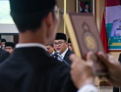 Lantik 13 Pejabat, Bupati Asri Ludin Tambunan: Dinas Pendidikan Bukan Tempat Jual Beli Jabatan