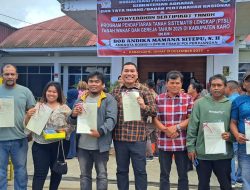 Anggota Komisi II DPR RI Bob Andika Mamana Sitepu SH Kunker ke Kantor BPN Kabupaten Karo