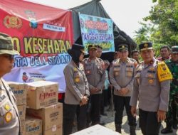 Polda Sumut Turun ke Batang Kuis Pastikan Penanganan Banjir Berjalan Cepat & Serahkan Bantuan