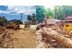 PUPR Tapteng Kerahkan Alat Berat Perbaiki Akses