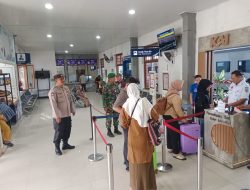 Pastikan Arus Balik Aman, Tim Gabungan Siaga di Stasiun KA Tanjungbalai