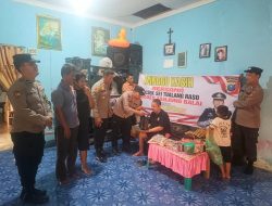 Peduli Sesama, Polsek Sei Tualang Raso Gelar Minggu Kasih