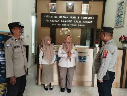 Pastikan Keamanan Objek Vital, Sat Binmas Sambangi Karantina