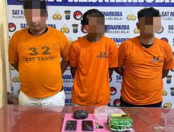 Sat Narkoba Polres Tanjungbalai Gagalkan Peredaran 1 Kg Sabu dan 3 Tersangka