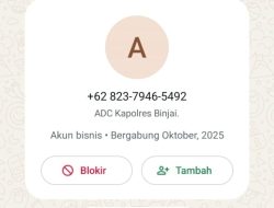 Waspada! Penipu Mengaku Kapolres Binjai, Coba Minta Uang Rp15 Juta Ke Anggota DPRD