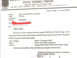 Hak Interpelasi Menguat, Sikap DPRD Tebingtinggi Terbelah Dua