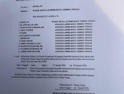 SPT 12 Anggota DPRD Tebingtinggi Ke Jakarta Dipersoalkan, Ketua Sakti Khadafi Nasution: Saya Tidak Tahu dan Tidak Pernah Mendelegasikan Kewenangan