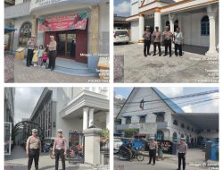 Jamin Kekhusyukan Ibadah Minggu, Polres Tanjungbalai Amankan Gereja