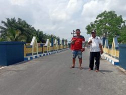 Jembatan Penghubung Rampung, Warga Desa Sei Tuan Ucapkan Terima Kasih Kepada Bupati Deliserdang