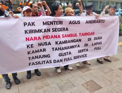 Soroti Dugaan Fasilitas Mewah Samsul Tarigan Di Lapas dan TPPU Oknum DPRD Sumut, GNI Sumut Geruduk Kementerian Imipas dan KPK
