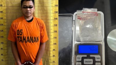 Aksi Kejar-kejaran Sore Hari, Pengedar Sabu Diciduk Satresnakoba Polres Binjai