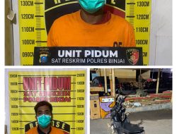 Melawan Saat Ditangkap, Dua Maling Motor Asal Sunggal Didor Polisi di Binjai