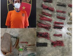 Maling Kabel Bobol Kantor Lurah Bandar Senembah, Pelaku Tertidur Pulas di Sofa