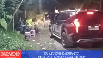 Pungli Berlapis Menuju Pemandian Air Panas Doulu Dibasmi Polsek Berastagi, Kadis Pariwisata Karo Tidak Peduli